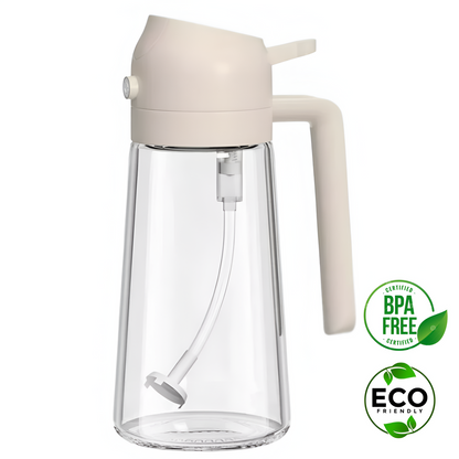 2-in-1 Oil Dispenser 500ml Plastic Bottle - SmartDzone