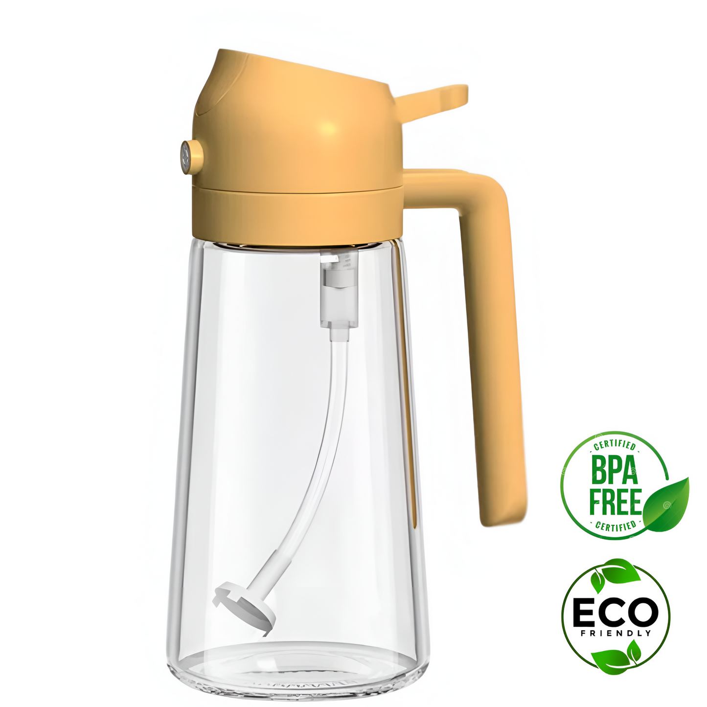 2-in-1 Oil Dispenser 500ml Plastic Bottle - SmartDzone