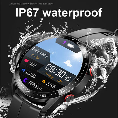 Premium Smartwatch: ECG+PPG, Bluetooth Calls, Music, Sports Mode, Waterproof - SmartDzone