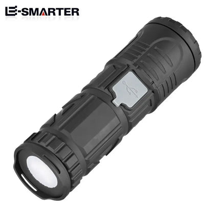 Powerful USB Rechargeable Telescopic Zoom LED Flashlight - SmartDzone