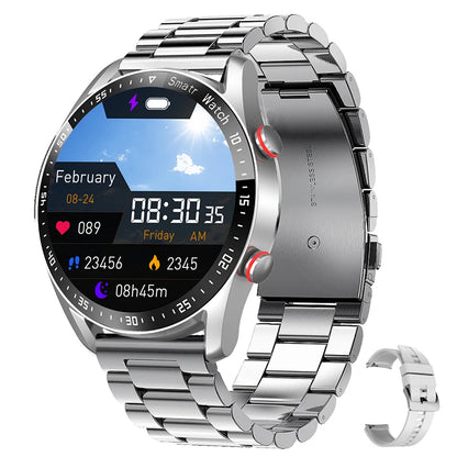 Premium Smartwatch: ECG+PPG, Bluetooth Calls, Music, Sports Mode, Waterproof - SmartDzone