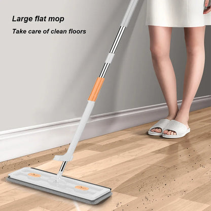 360° Rotating Microfiber Floor Mop with Self-Cleaning Slide System - SmartDzone