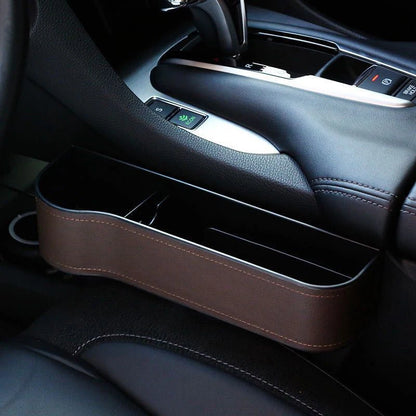 Luxury PU Leather Car Seat Organizer - SmartDzone