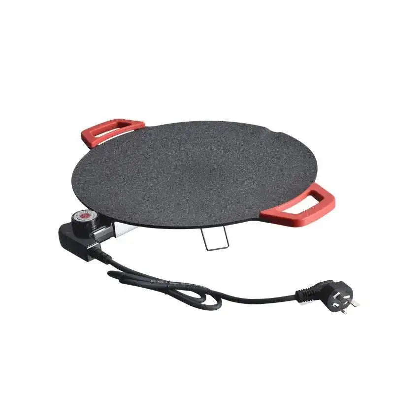 28CM Non-Stick Smokeless Electric Grill Pan, 700W Korean BBQ Griddle Plate - SmartDzone